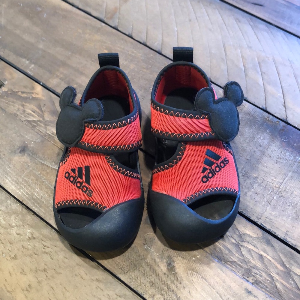 Adidas Mickey Mouse sandals